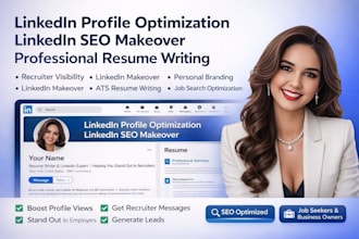 optimize linkedin profile SEO with professional resume writing makeover