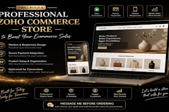 build zoho commerce store to boost your ecommerce sales