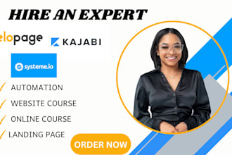 kajabi, thinkific, teachable, payhip, elopage systeme io online course website
