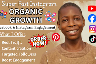 super fast organic instagram growth and instagram promotion to grow instagram