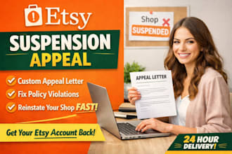 write etsy suspension appeal letter to reinstate your shop fast
