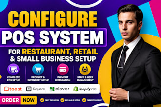 pos setup, restaurant pos, retail pos, clover square toast shopify