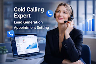 be your virtual assistant for cold calling and followups