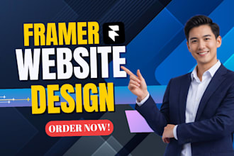 design modern framer website as framer expert and developer