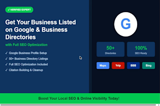 get your business local SEO optimization on google and directories