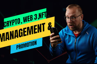 do crypto social media manager, social media manager marketing content creator
