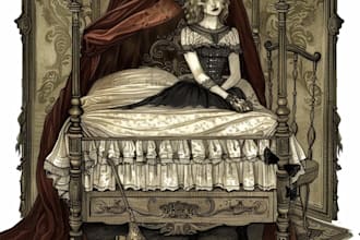 make a darky fairy tale victorian illustration