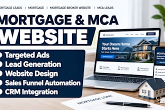 generate mortgage leads, mortgage, mortgage broker website, mca leads website