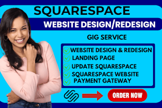 build squarespace website update squarespace redesign edit sqaurespace website