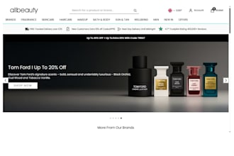 design perfume shopify store fragrance cologne store luxury perfume website