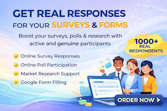 get real survey respondents to fill online surveys forms questionnaires and poll