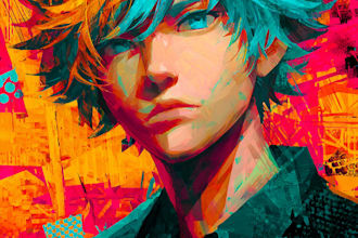 do anime character art