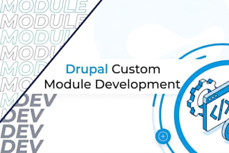 develop a professional custom drupal module for your specific requirements