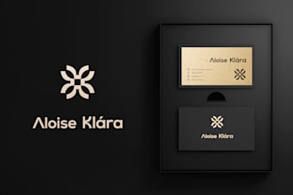 modern minimalist luxury business logo design