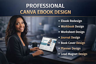 design editable canva ebook, canva ebook redesign, workbook, worksheet, booklet