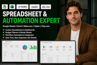 do go0gle spreadsheet excel automation google sheets zapier airbnd real estate