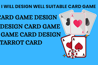 design custom card game  for  your deck