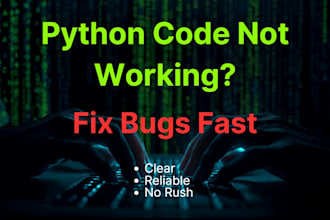 debug and fix python code issues