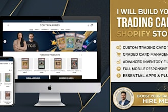 build trading card shopify store trading card pokemon website pokemon store