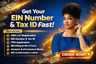 do USA llc registration with ein number, tax id and irs filing
