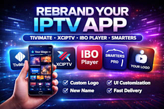 rebrand iptv app tivimate ibo player xciptv smarter iptv smart tv admin panel