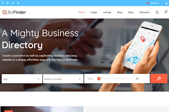 design professional business directory geo directory brilliant directory website