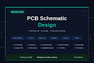 design professional pcb schematics using altium or kicad