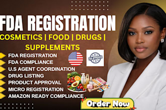 fda registration, compliance, US agent services, food labeling, product listing