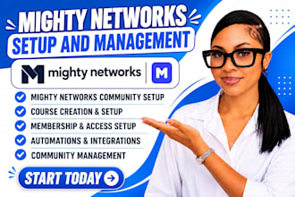 setup mighty network membership website mighty networks design online course