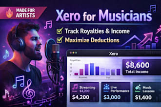 master xero reports for musicians to end software overwhelm and maximize