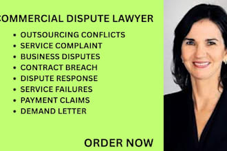 handle outsourcing conflicts, service failures, and business disputes