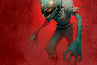 design a terrifying and original horror character for you