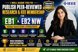 publish peer reviewed  research and ieee membership eb1 eb2 niw visa