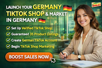 setup germany tiktok shop tik tok with full marketing strategy and integration