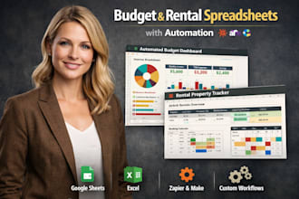 do budget spreadsheet rental service sheet automate zapier airbnb real estate