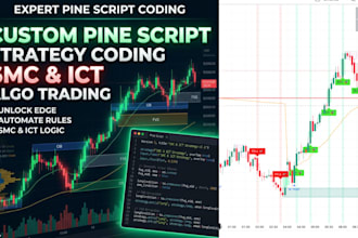code your custom tradingview pine script strategy with smc and ict