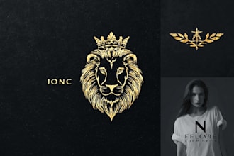 design a luxury monogram fashion and clothing brand logo