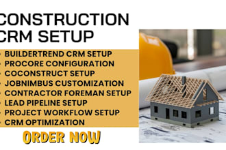 setup buildertrend procore coconstruct jobnimbus contractor foreman crm