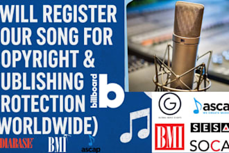 do music registration on ascap billboard mediabase prs gema bmi socan