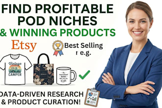 find profitable etsy pod niches and winning products for your etsy shop, SEO