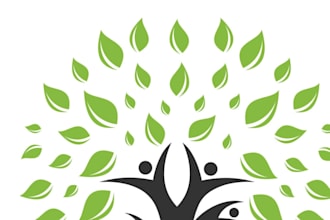 design a professional modern tree logo
