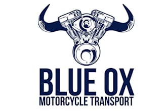 design custom motorcycle transport logo