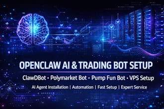 setup install openclaw ai agent clawdbot polymarket pump fun nemoclaw vps server