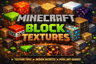 design custom minecraft block textures for your world