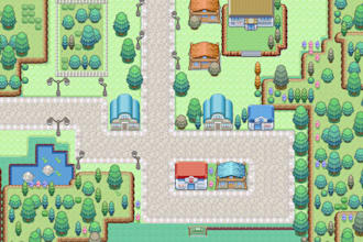 create top down pokemon style pixel art tilesets, tilemap, and rpg and rom hack