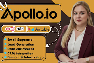 setup apollo, airtable, notion expert, integrate slack, clickup, n8n automation