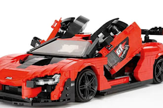 design 3d lego model car,bike,house,toy moc with pdf manual xml part list
