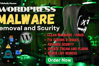 do wordpress malware remove and install advance security