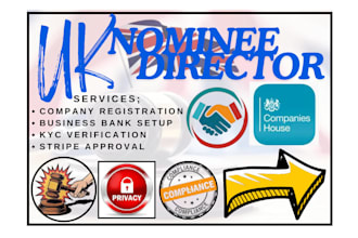 provide UK nominee director and shareholder services for your offshore company