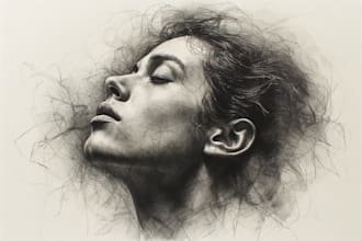 draw a awesome pencil and charcoal portrait for you
